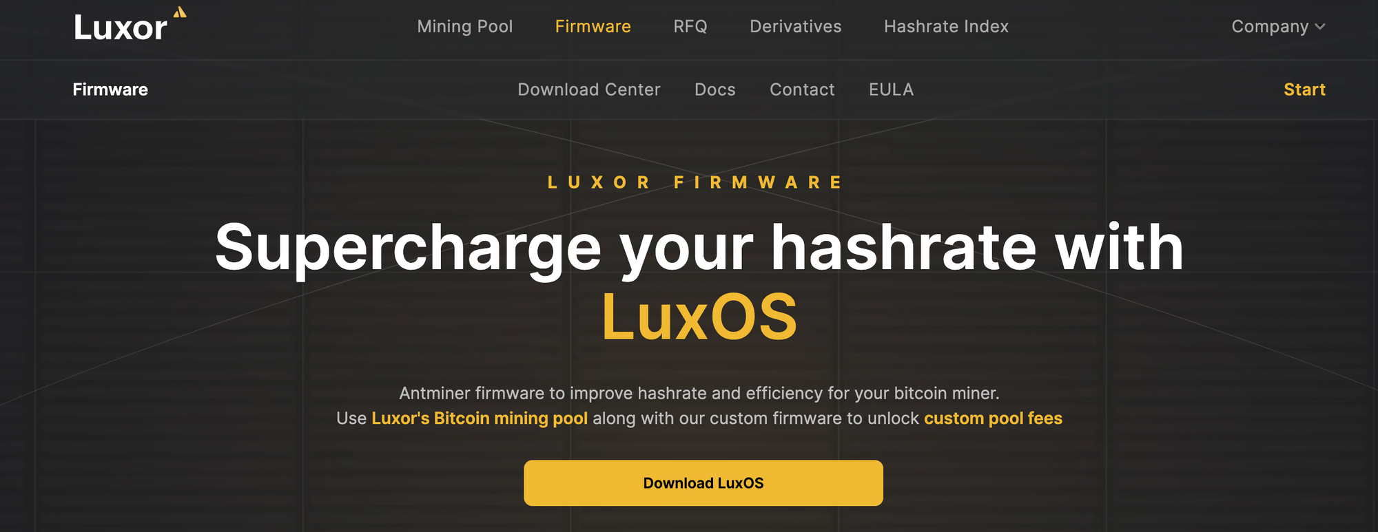 You can donwload LuxOS from Luxor's firmware page