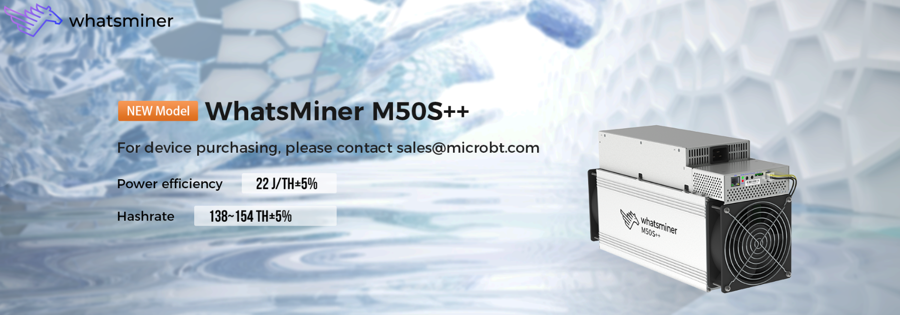 Whatsminer M50S++ | Source: Whatsminer