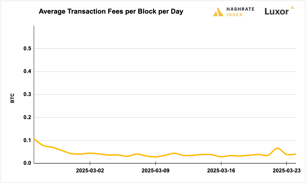 Luxor Bitcoin transaction fees August 12, 2024