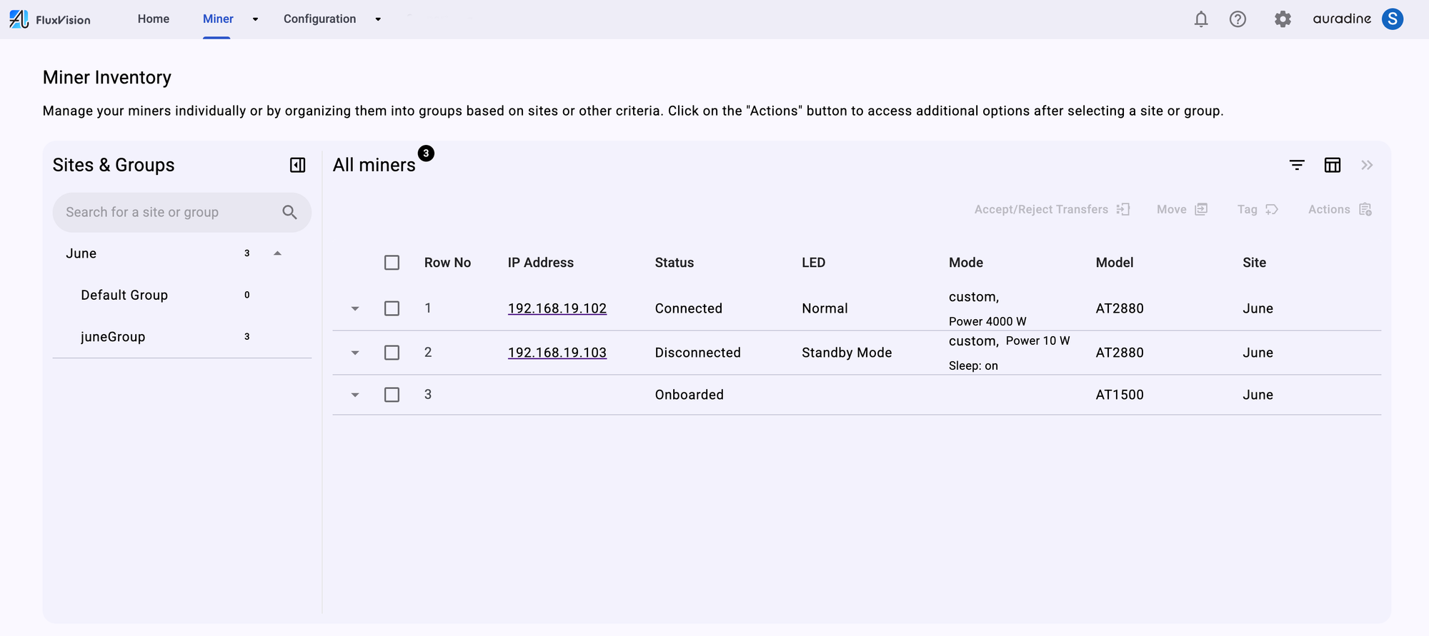 Auradine’s Teraflux Bitcoin Mining Systems